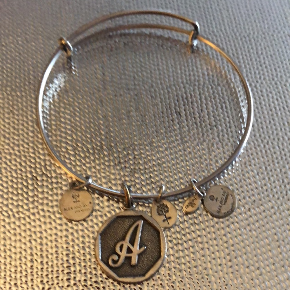 Alex and Ani Letter A bracelet